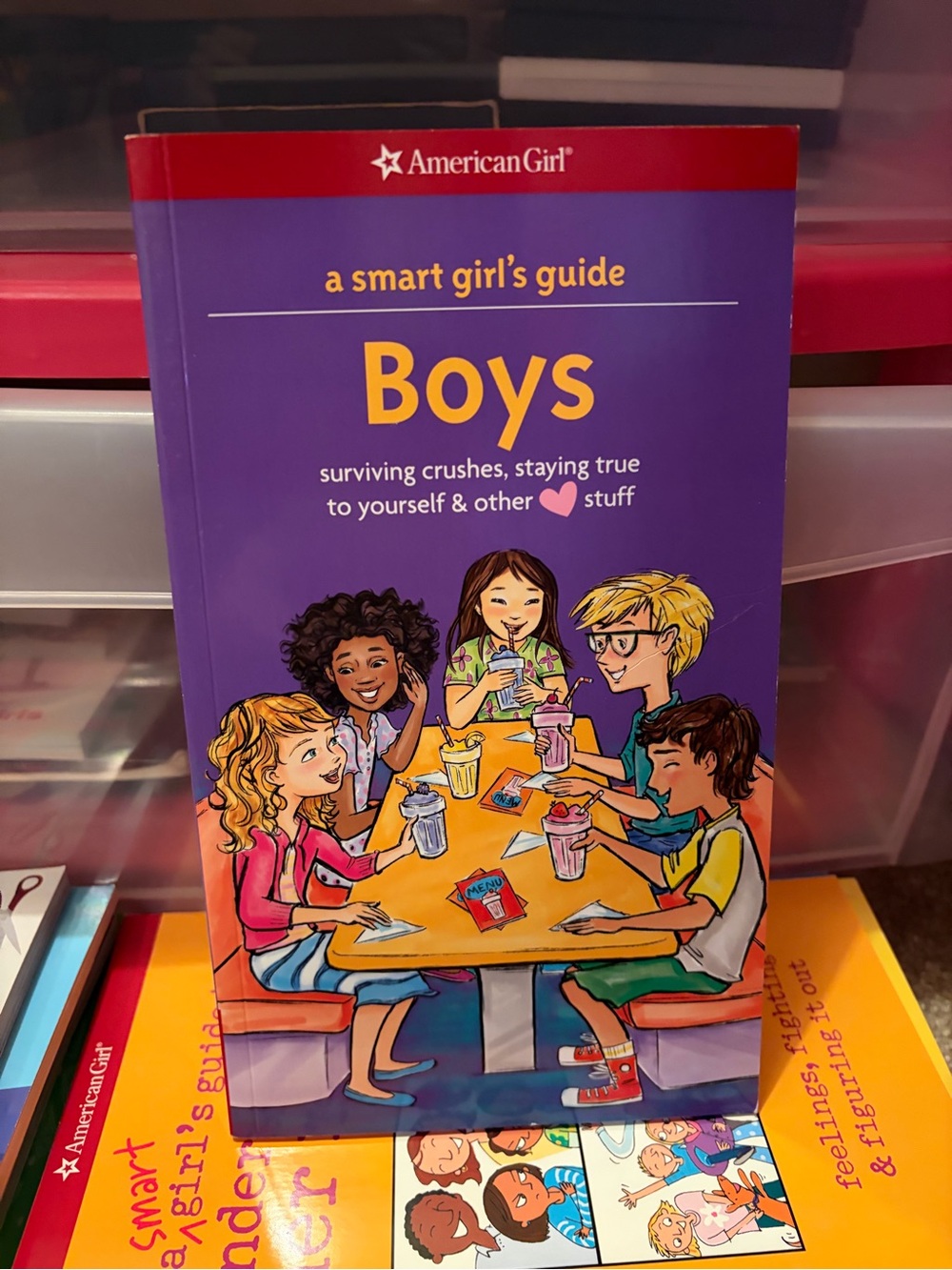American Girl Boys Guidebook — Purple Cover with Red Accent